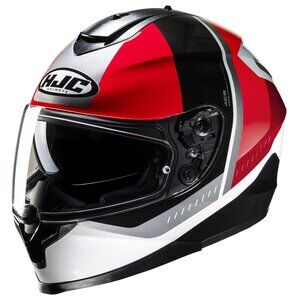 HJC C70 Red White Black DOT Full Face Helmet – NEW